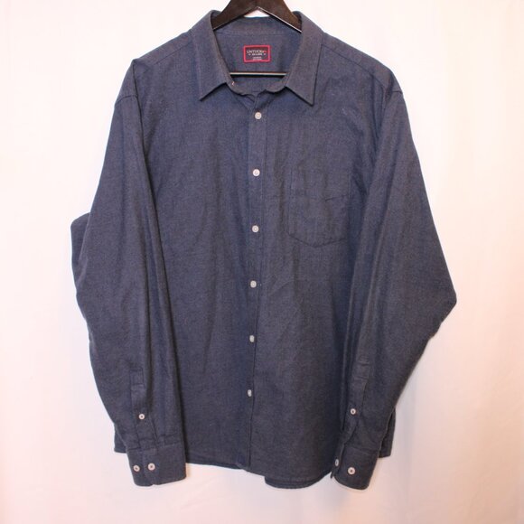 UNTUCKit Other - UNTUCKit Dark Blue Button Down Shirt Men's XXL 100% Cotton Casual